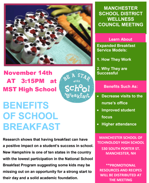 school breakfast presentation