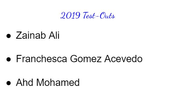 test outs